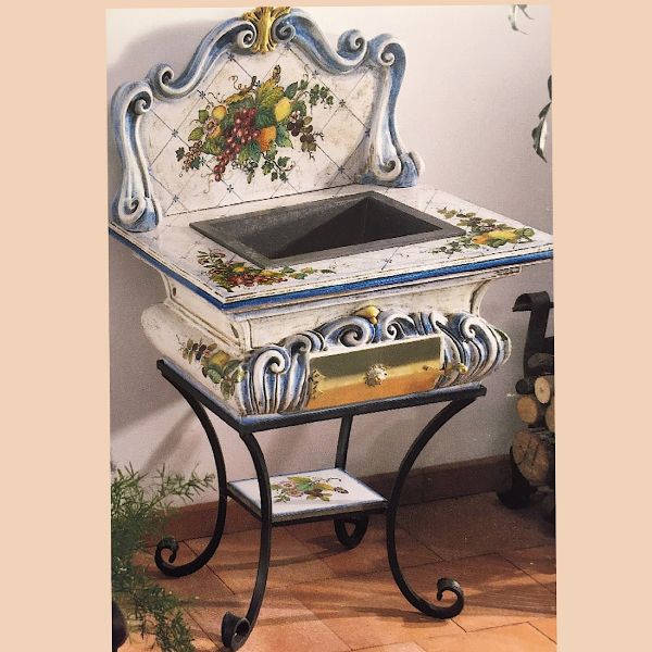 Ceramic Barbecue, rectangular shape,